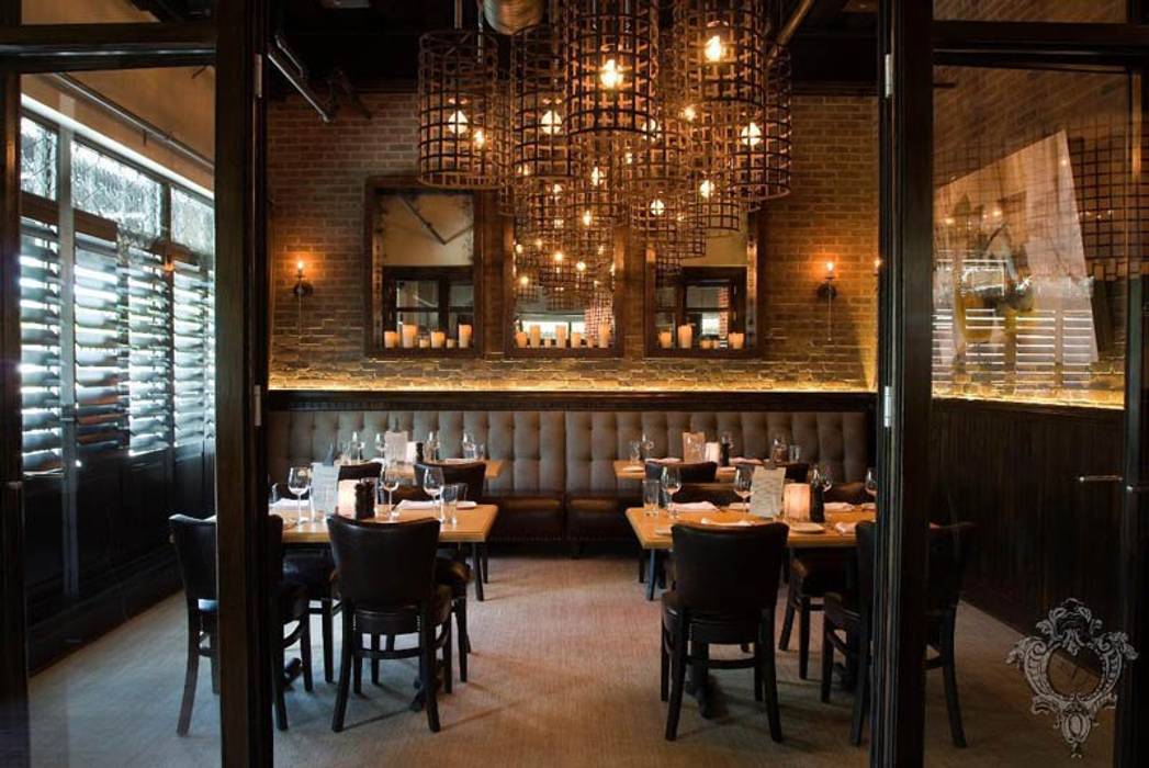 Rustic Italian Restaurant, Kellie Burke Interiors Kellie Burke Interiors Espacios comerciales Espacios comerciales