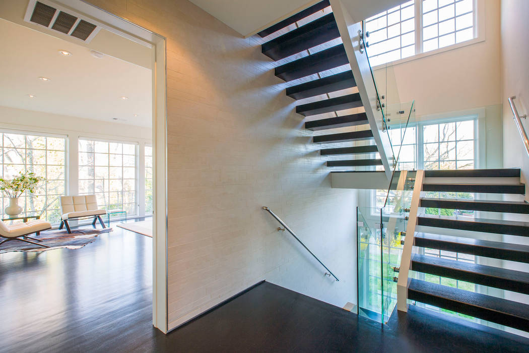 Craftsman Modern, FORMA Design Inc. FORMA Design Inc. Pasillos, vestíbulos y escaleras modernos