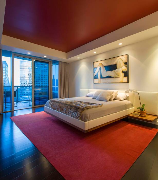 Skyline Flat in Rosslyn, FORMA Design Inc. FORMA Design Inc. Modern Yatak Odası