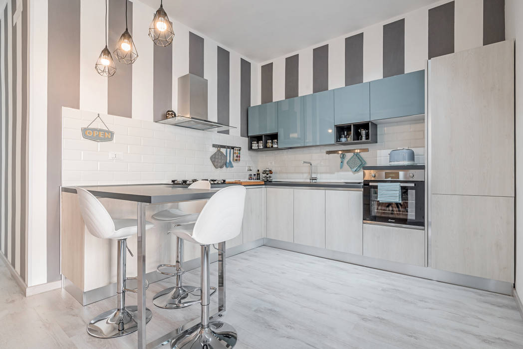 Ristrutturazione appartamento Roma, Tor Sapienza, Facile Ristrutturare Facile Ristrutturare Modern kitchen