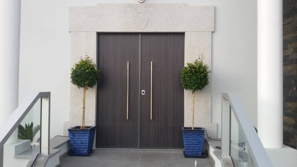 Front Door Portrisa Modern style doors Metal Doors