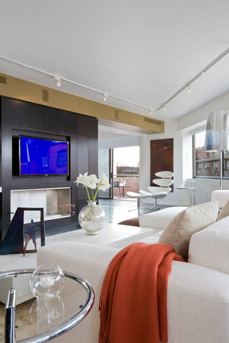 Flat on the Georgetown Canal, FORMA Design Inc. FORMA Design Inc. Salas de estilo moderno