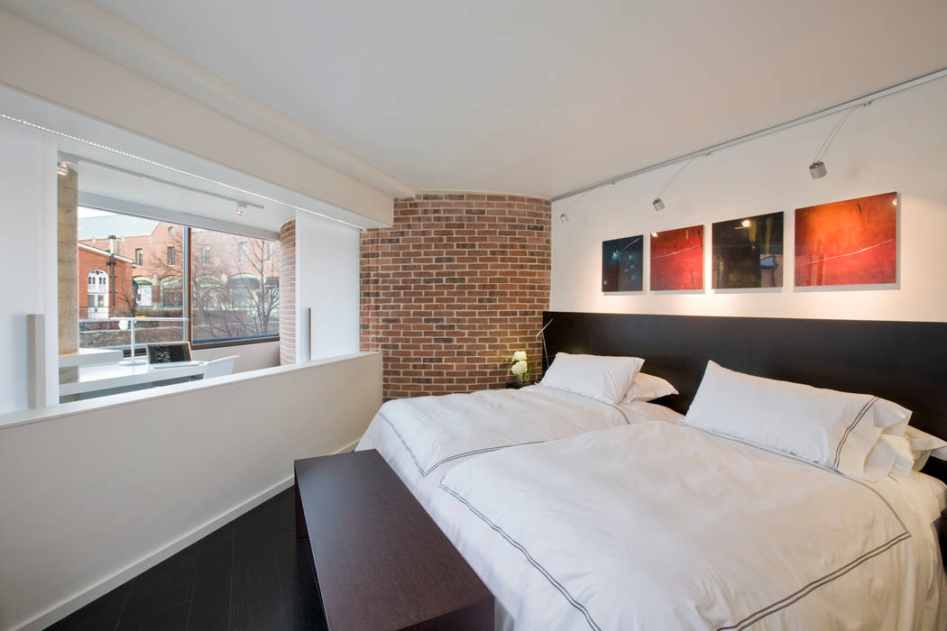 Flat on the Georgetown Canal, FORMA Design Inc. FORMA Design Inc. Kamar Tidur Modern