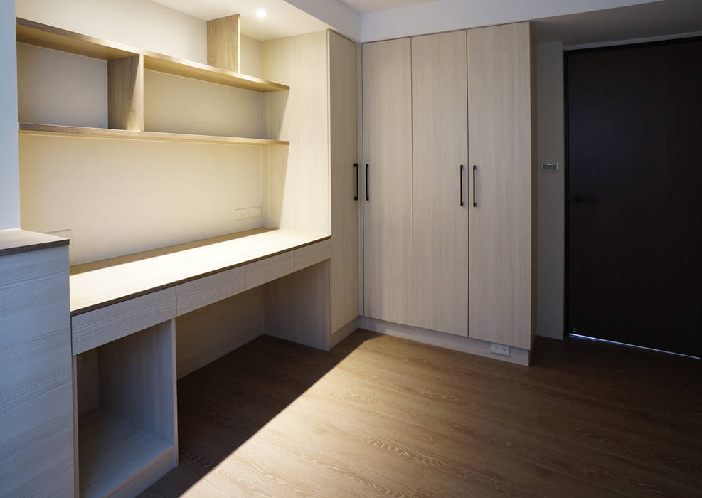 全室案例-台北市吳宅, ISQ 質の木系統家具 ISQ 質の木系統家具 臥室