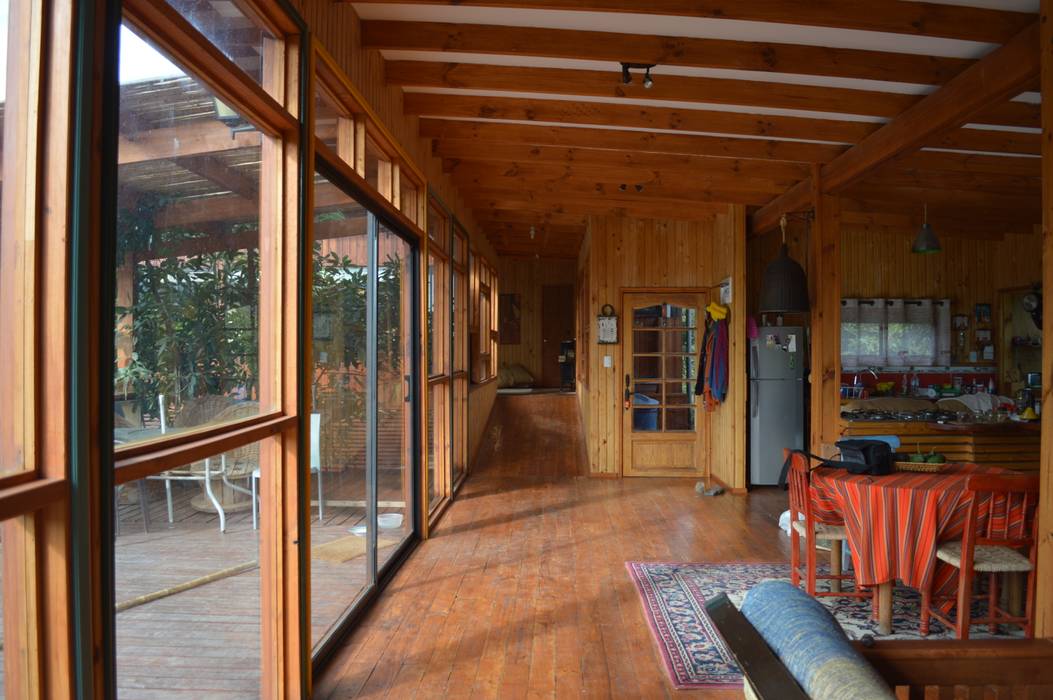 Casa Ecológica en Olmué, Nido Arquitectos Nido Arquitectos Livings de estilo rústico