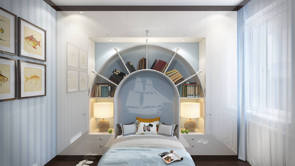 квартира в стиле Арт-Деко, ЖК "Авеню-77", г. Москва 125 м2 , Арт Реал Дизайн Арт Реал Дизайн Modern Kid's Room