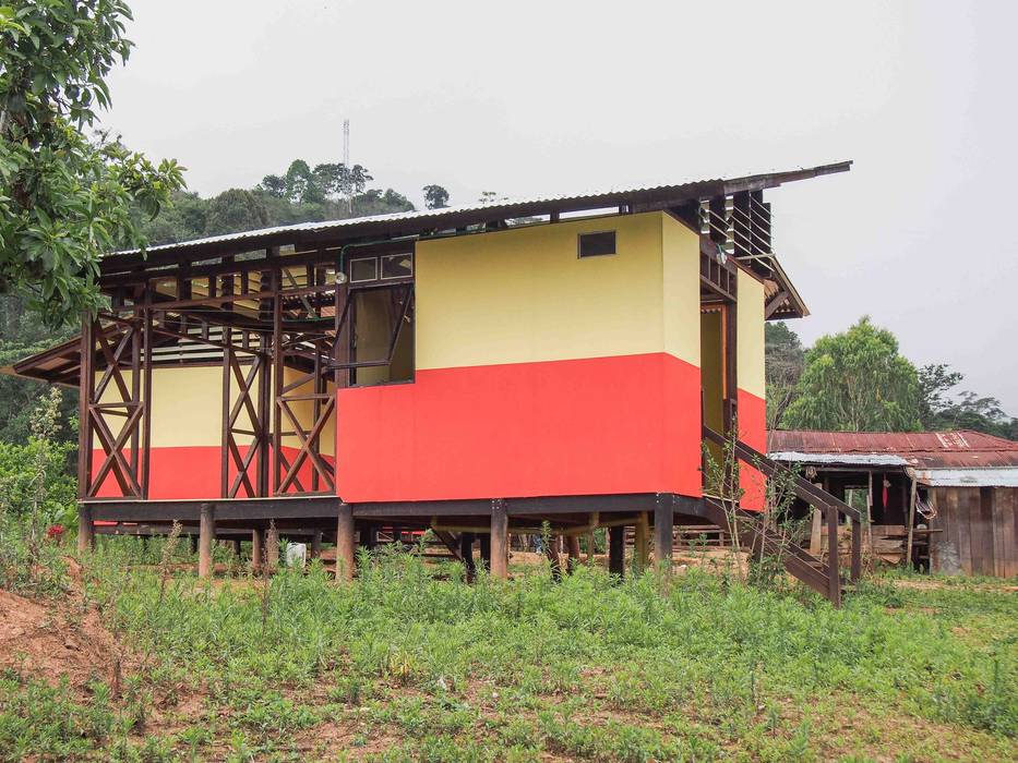 Sistema de Vivienda de Interés Social Rural (VISR), ENSAMBLE de Arquitectura Integral ENSAMBLE de Arquitectura Integral Dom prefabrykowany