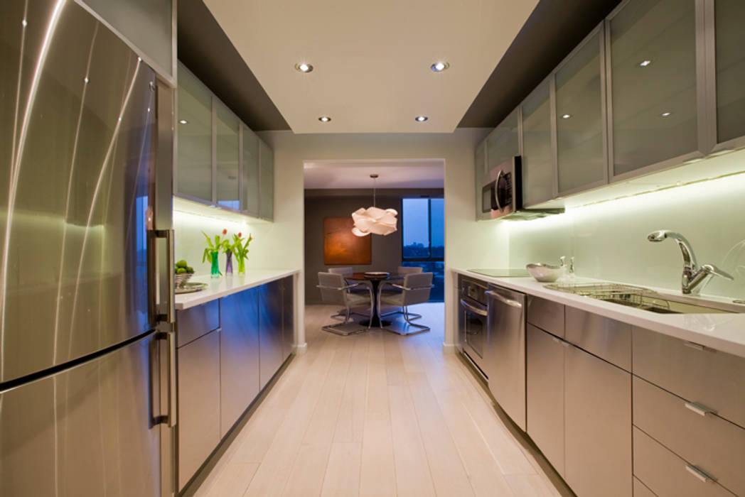 Flat in McLean, VA, FORMA Design Inc. FORMA Design Inc. مطبخ