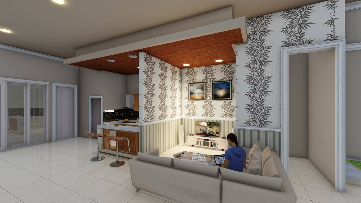 ruang keluarga Ardha Design Dapur Modern ruang keluarga