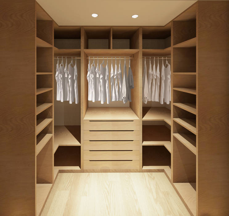 Reforma de vivienda J&M, Cáliz Vázquez Arquitectura e Interiorismo Cáliz Vázquez Arquitectura e Interiorismo Dressing room