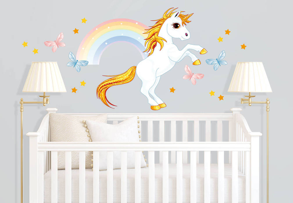 Einhornwelt, K&L Wall Art K&L Wall Art Dormitorios infantiles de estilo moderno