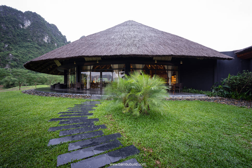 Nhà hàng tre Serena (Serena bamboo restaurant), BAMBU BAMBU Commercial spaces Nhà hàng