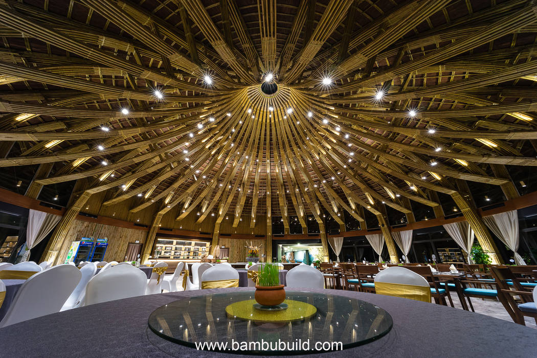 Nhà hàng tre Serena (Serena bamboo restaurant), BAMBU BAMBU Commercial spaces Nhà hàng