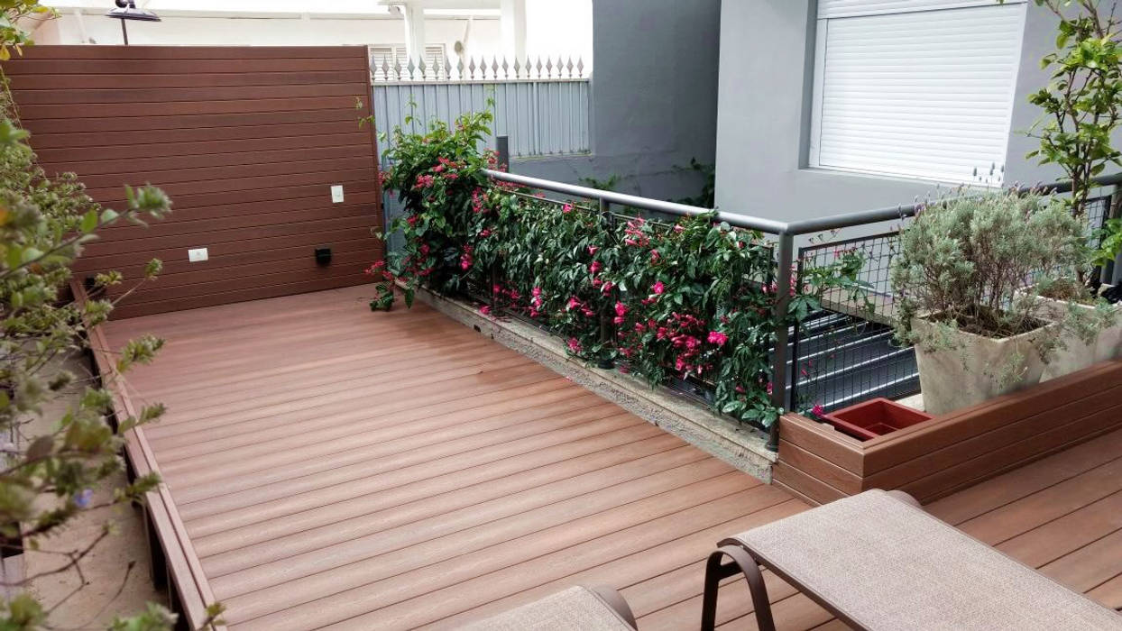 Deck e Painel em Madeira Plástica, Ecopex Ecopex حديقة Zen الخشب البلاستيك المركب