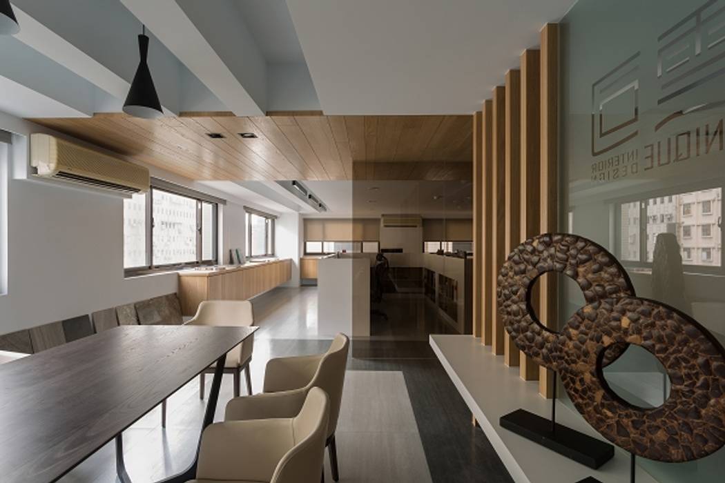 [OFFICE] Yunshi Interior Design Studio KD Panels 상업공간 우드 우드 그레인 오피스디자인,오피스,무늬목,나무,친환경,방염,kdpanel,사무실