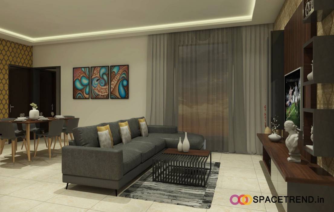 Prestige Tranquility, Space Trend Space Trend Modern living room