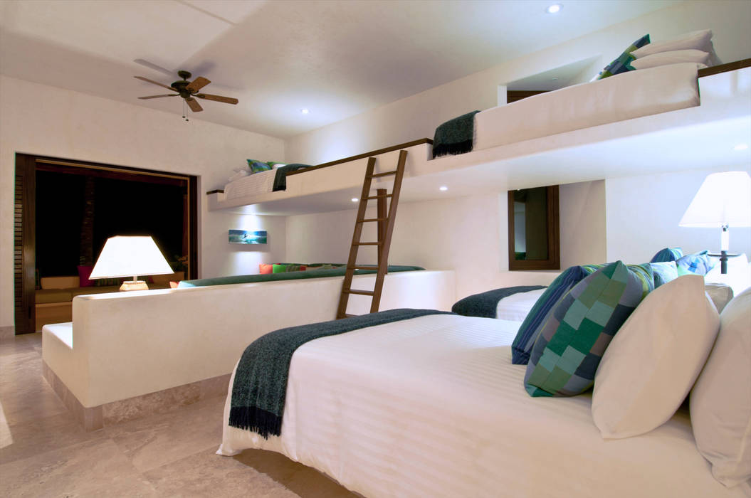 fotografía de Arquitectura en Punta Mita, foto de arquitectura foto de arquitectura Kamar tidur anak Beton