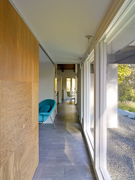 Paradise Lane, Litchfield County, CT, BILLINKOFF ARCHITECTURE PLLC BILLINKOFF ARCHITECTURE PLLC Modern Koridor, Hol & Merdivenler