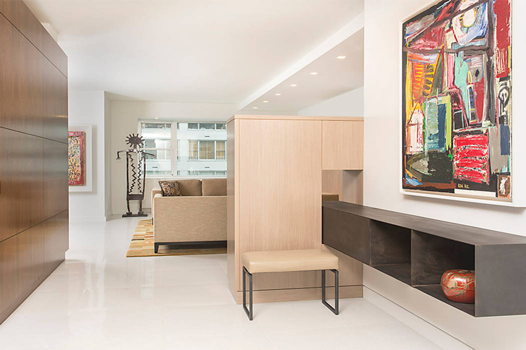 East 69th Street Apartment, NYC, BILLINKOFF ARCHITECTURE PLLC BILLINKOFF ARCHITECTURE PLLC Classic style corridor, hallway and stairs