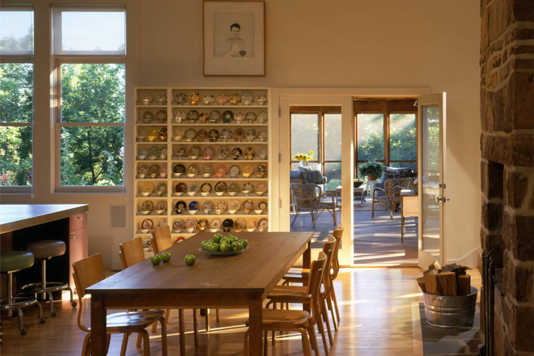 Hayden Lane Residence, Bucks County, PA, BILLINKOFF ARCHITECTURE PLLC BILLINKOFF ARCHITECTURE PLLC Sala da pranzo rurale