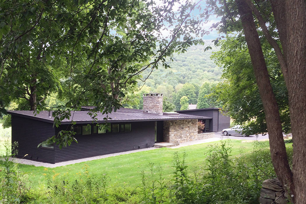 Macedonia Brook Road Midcentury, Kent, CT, BILLINKOFF ARCHITECTURE PLLC BILLINKOFF ARCHITECTURE PLLC Rumah Modern