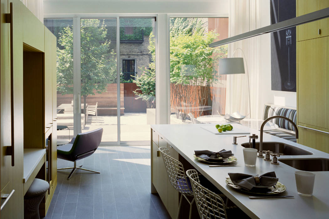 West Village Brownstone, New York, NY, BILLINKOFF ARCHITECTURE PLLC BILLINKOFF ARCHITECTURE PLLC Dapur Gaya Eklektik