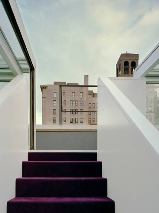 West Village Brownstone, New York, NY, BILLINKOFF ARCHITECTURE PLLC BILLINKOFF ARCHITECTURE PLLC Eclectic style corridor, hallway & stairs