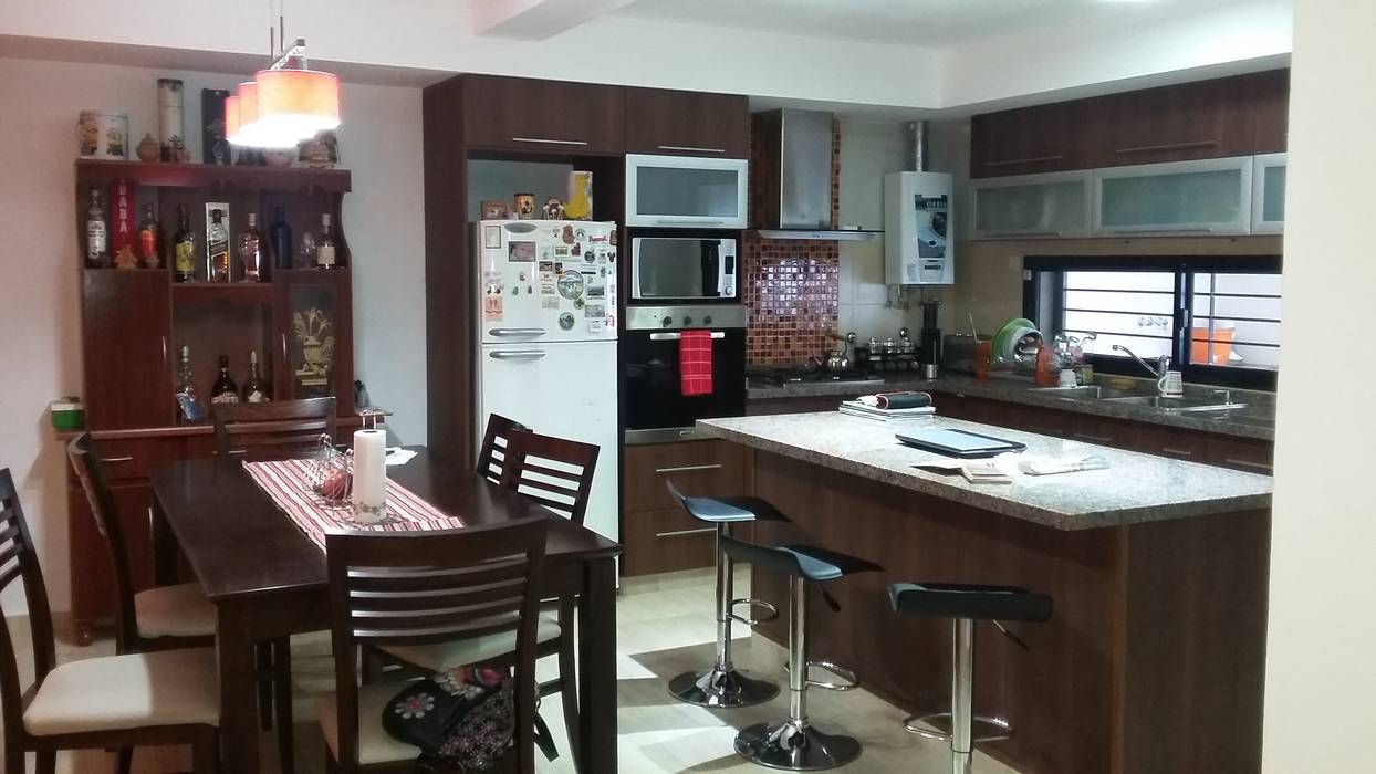 Vivienda MFI, Estudio Punto y Linea Estudio Punto y Linea Modern kitchen