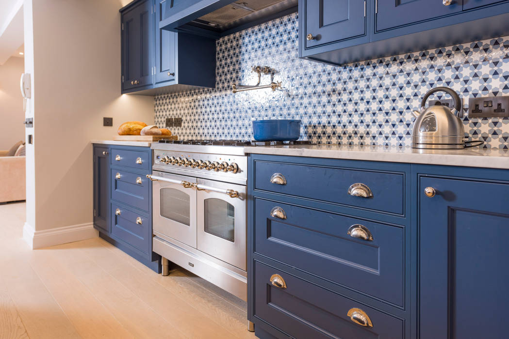 Kensington Blue Kitchen Tim Wood Limited Cocinas modernas