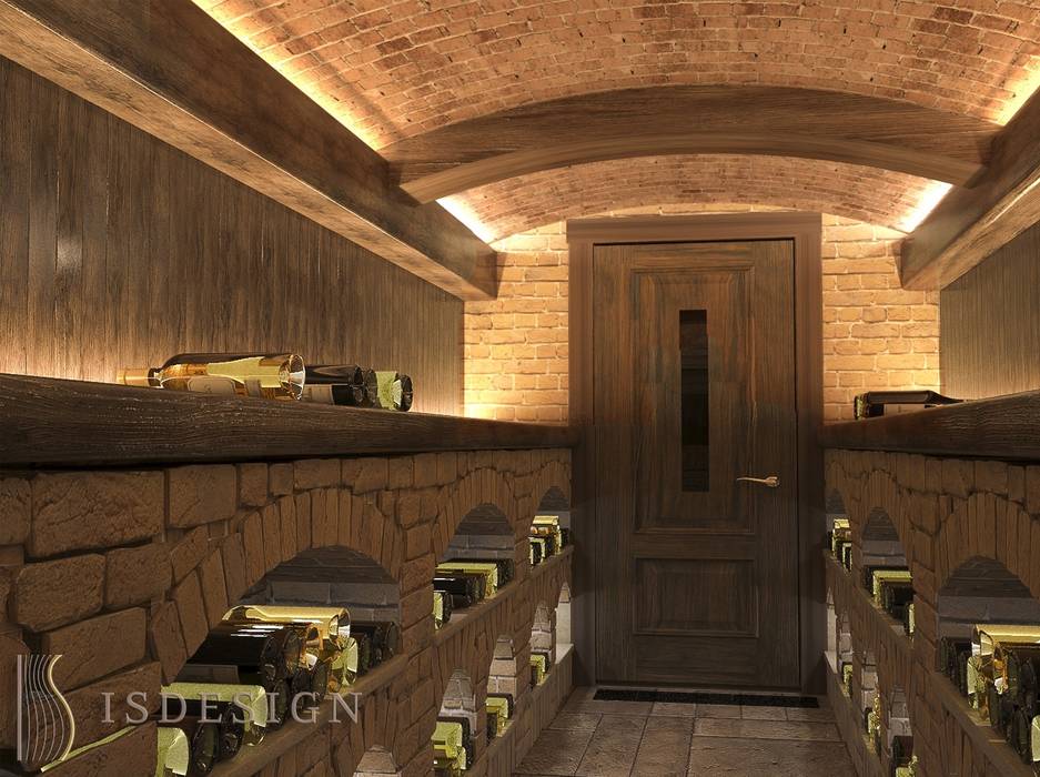 Гостевой дом в Карловых Варах, ISDesign group s.r.o. ISDesign group s.r.o. Wine cellar Bricks