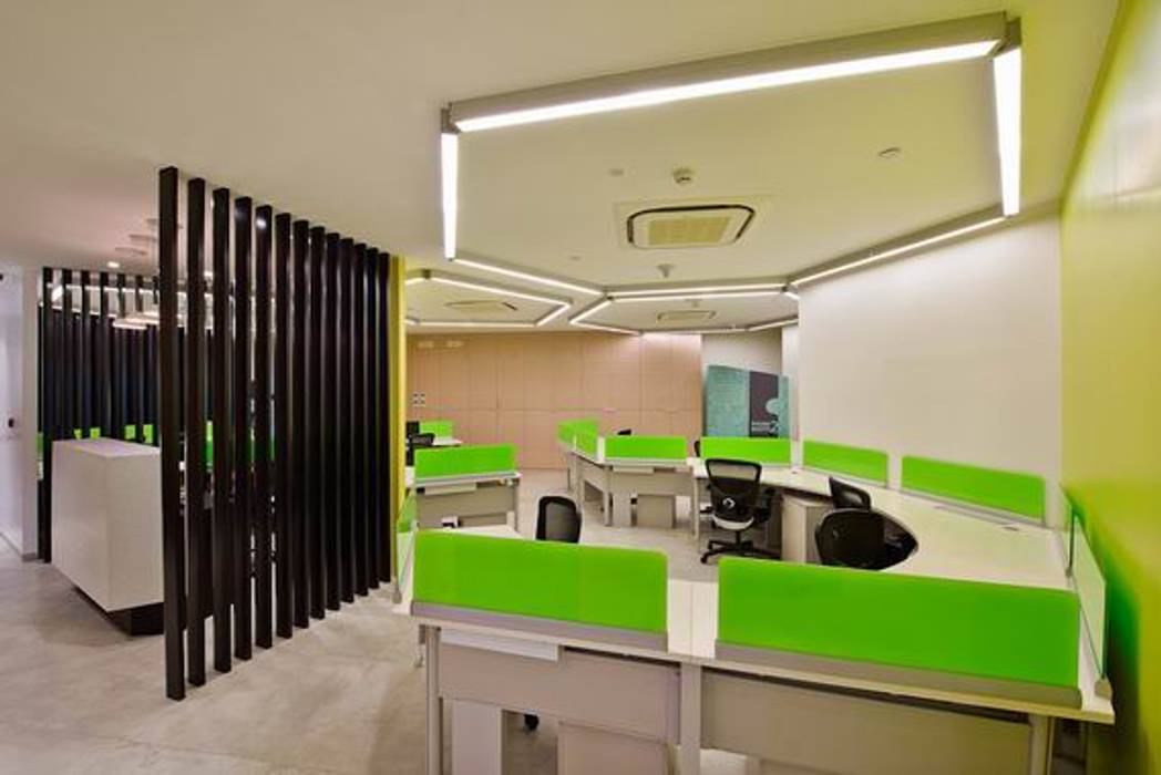 Front office Studio - Architect Rajesh Patel Consultants P. Ltd Commercial spaces Front office,Schools