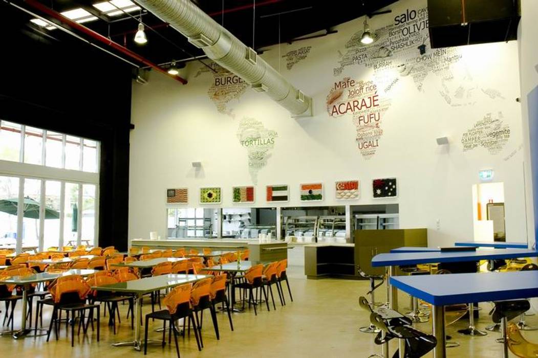 Cafeteria Studio - Architect Rajesh Patel Consultants P. Ltd Commercial spaces Schools