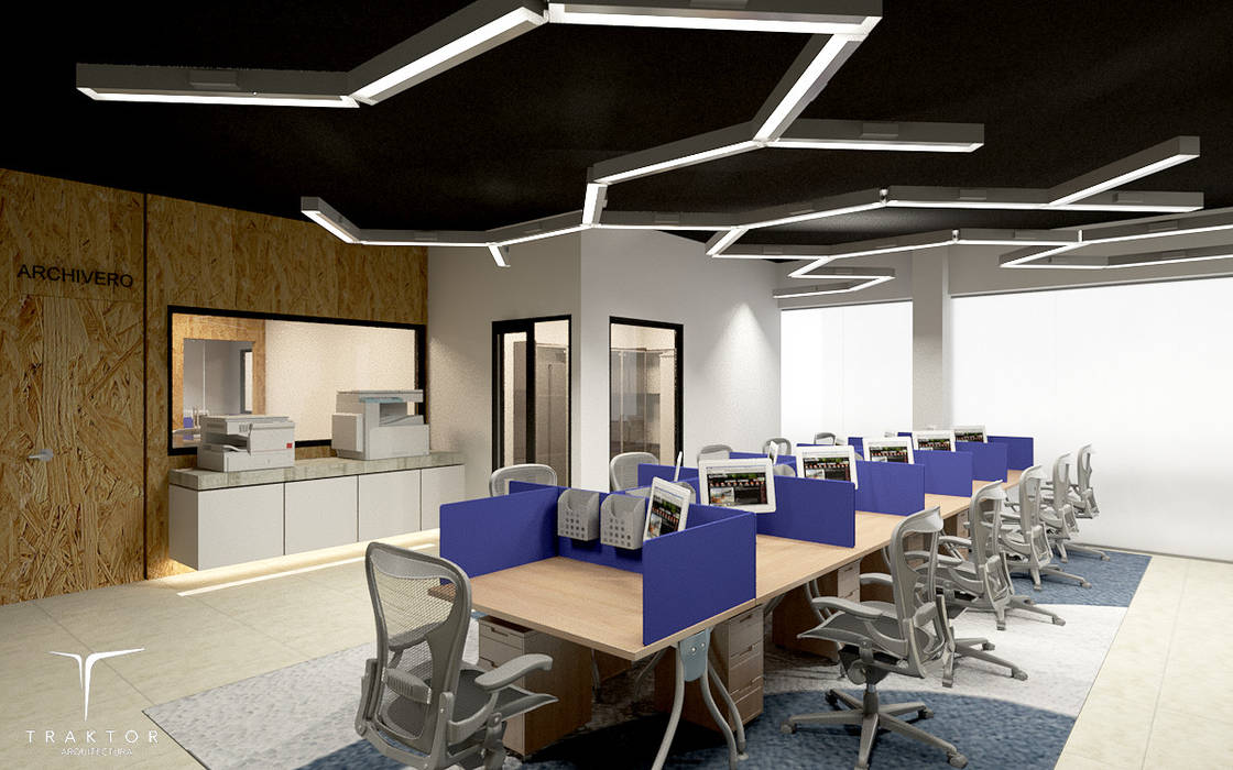 Modern Study Office By Traktor Arquitectura Modern Homify