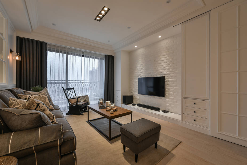 電視牆 存果空間設計有限公司 Living room