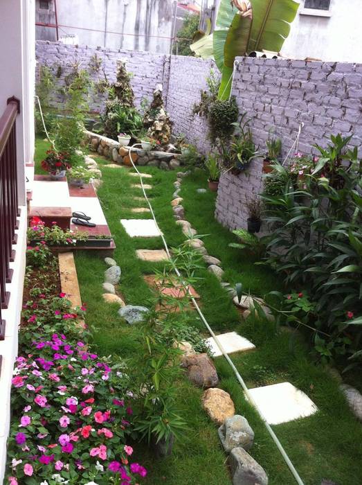 Cần tư vấn không gian sân vườn 220m2 ở Sơn La, Linh Pham - homify Linh Pham - homify Jardines de estilo tropical