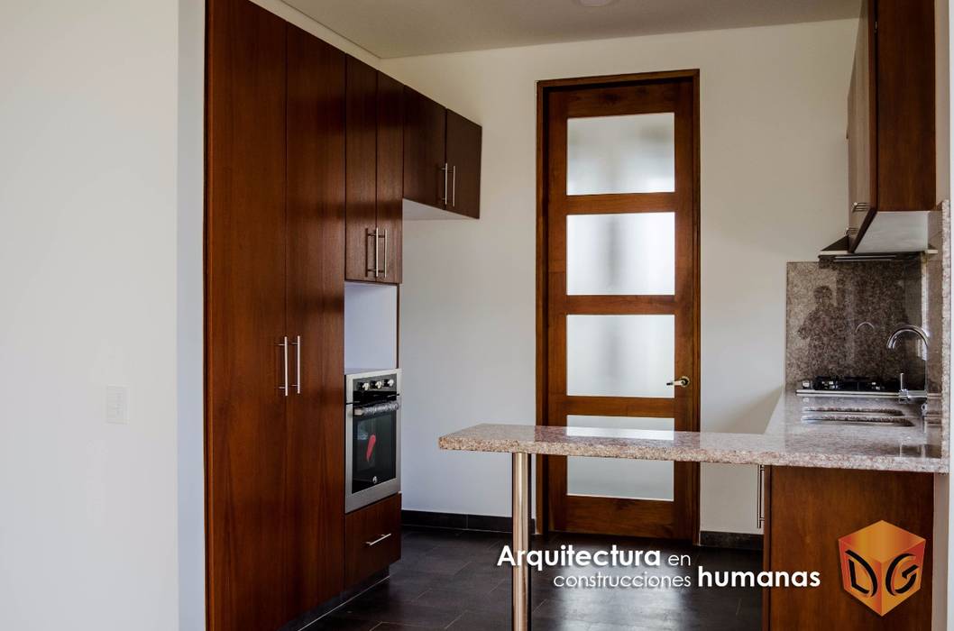 CASA CANELON, DG ARQUITECTURA COLOMBIA DG ARQUITECTURA COLOMBIA Modern kitchen Wood Wood effect