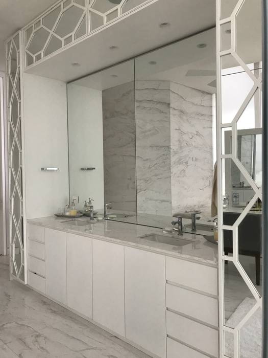 Apto Santa Marta, marisagomezd marisagomezd Classic style bathroom Marble