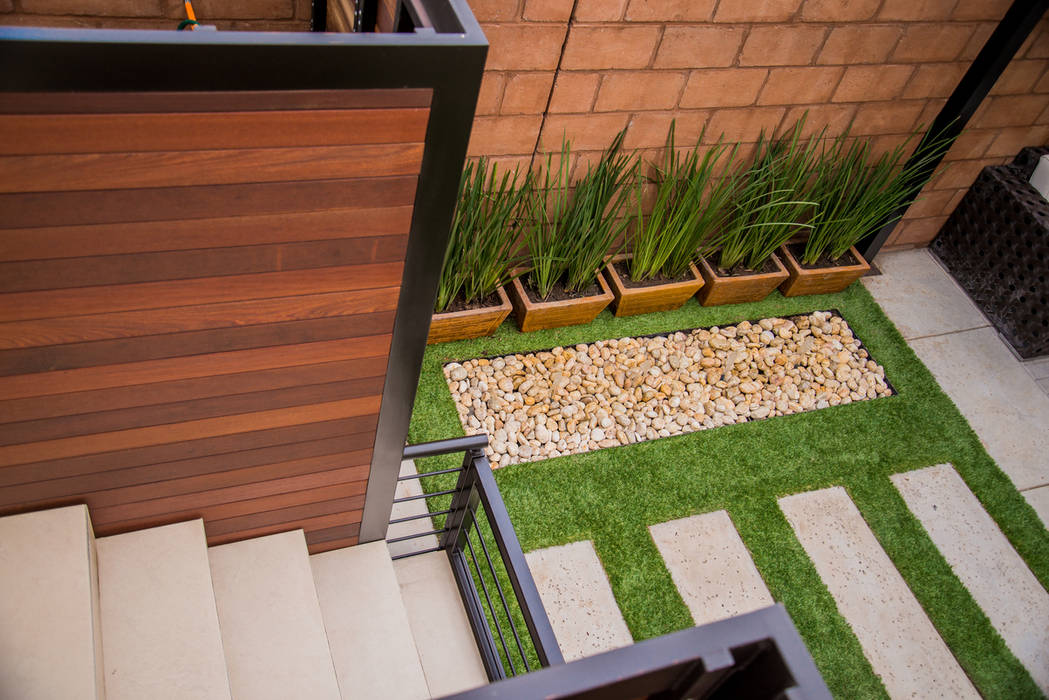 ​Área Exterior SFM S2 Arquitectos Jardines modernos: Ideas, imágenes y decoración