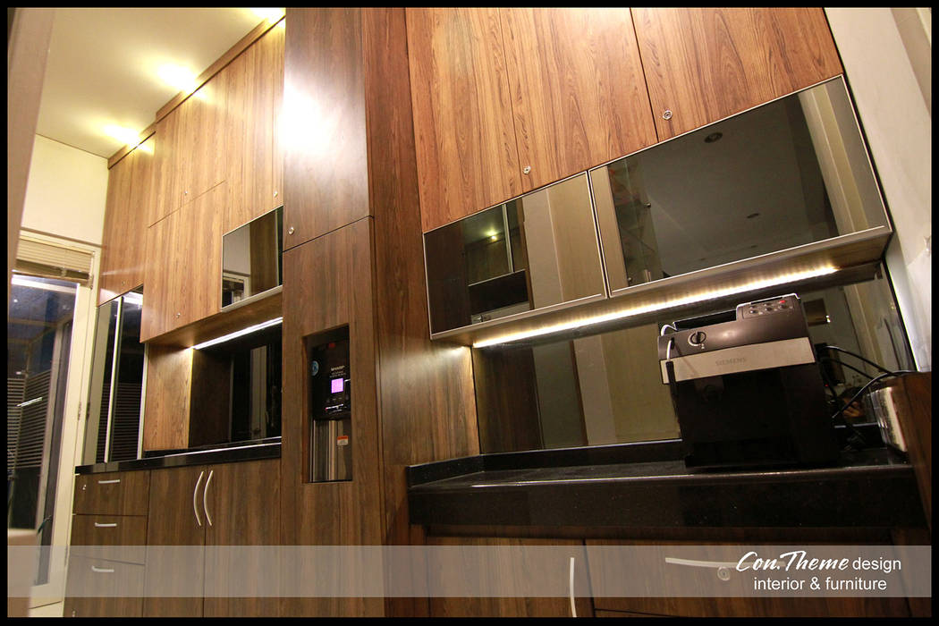 Dapur Minimalis, Contheme Design Contheme Design Kitchen Cabinets & shelves