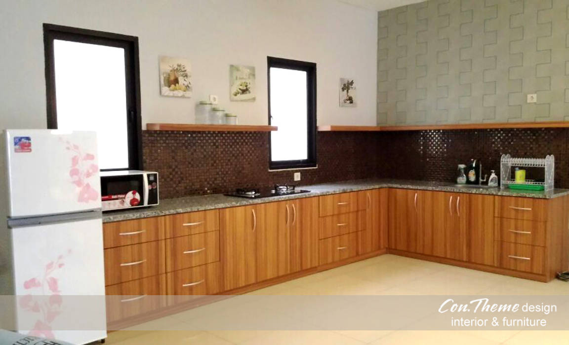 Dapur Minimalis, Contheme Design Contheme Design Kitchen Cabinets & shelves