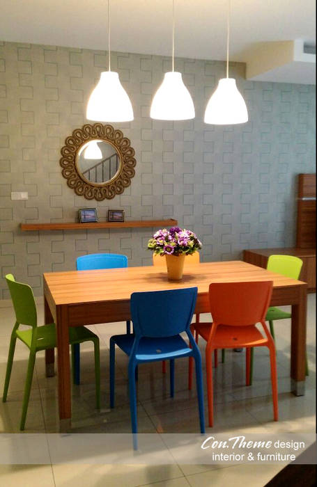 Rumah Tinggal, Contheme Design Contheme Design Ruang Makan Minimalis Chairs & benches