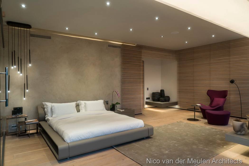 Main Bedroom Nico Van Der Meulen Architects Modern style bedroom