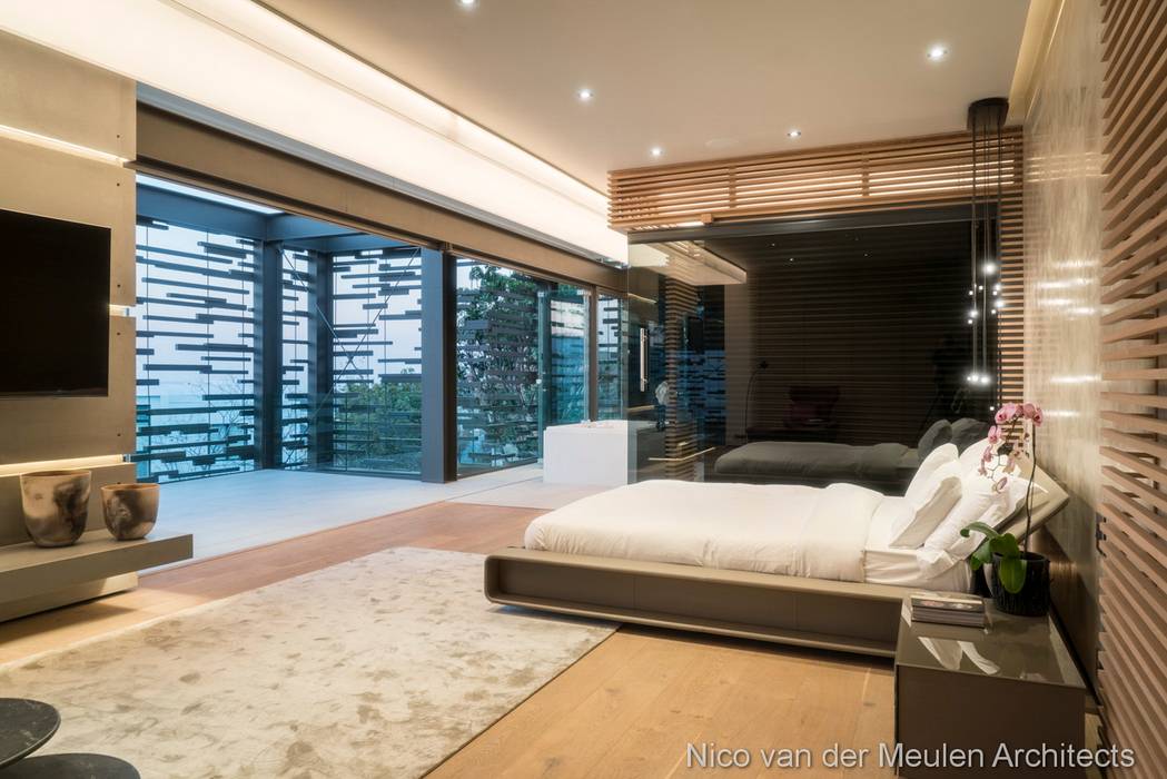 Main Bedroom Nico Van Der Meulen Architects Modern style bedroom