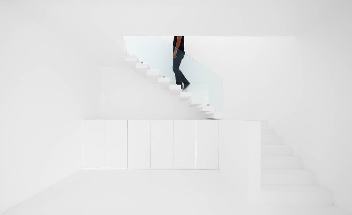 casa tapada da rainha, PSB arquitectos PSB arquitectos Minimalist corridor, hallway & stairs