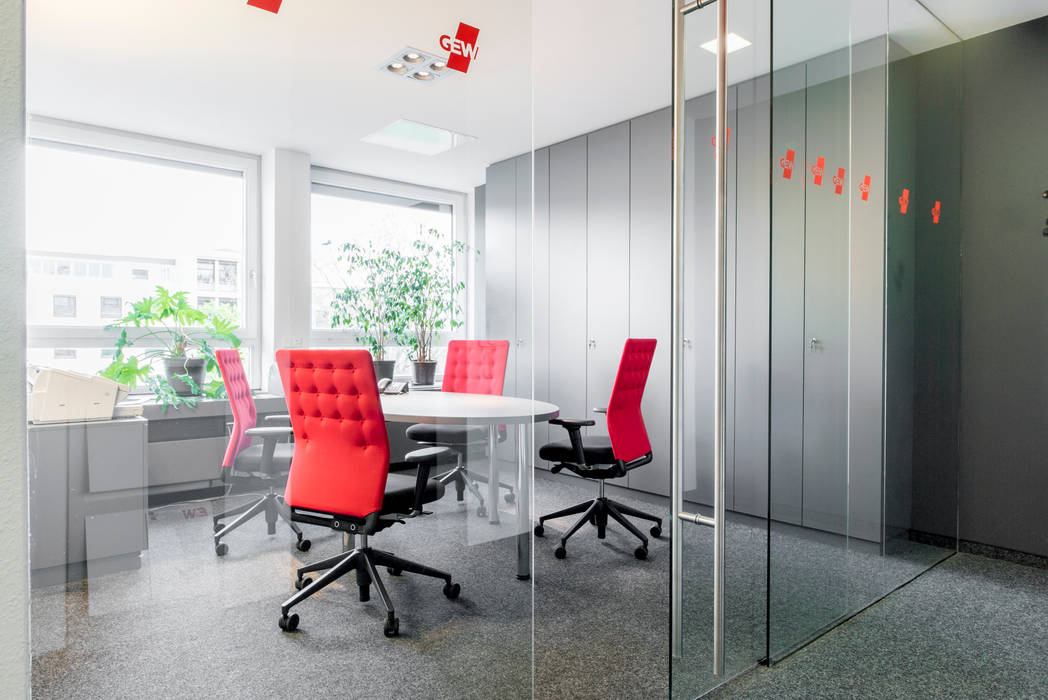 Corporate Identity - Gewerkschaft Erziehung und Wissenschaft, Ohlde Interior Design Ohlde Interior Design Commercial spaces Glass Office buildings