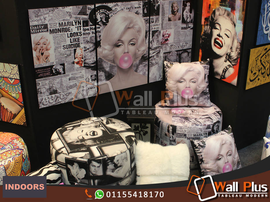 Marilyn Monroe, WALL PLUS WALL PLUS Dormitorios asiáticos Tablero DM Accesorios y decoración