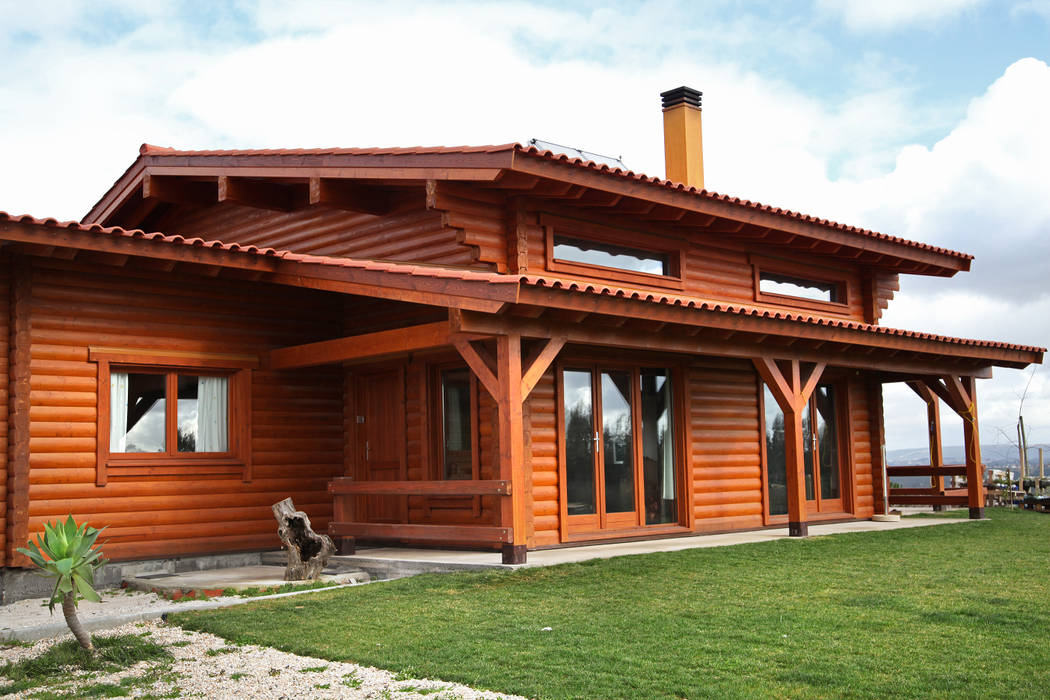 RUSTICASA | Casa unifamiliar | Óbidos, RUSTICASA RUSTICASA Casas de madera Madera maciza Multicolor