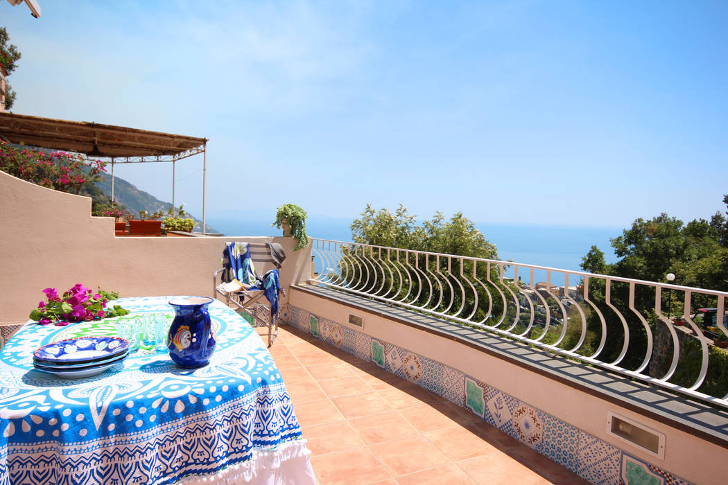 UNA CASA A POSITANO-COSTIERA AMALFITANA, archielle archielle Тераса