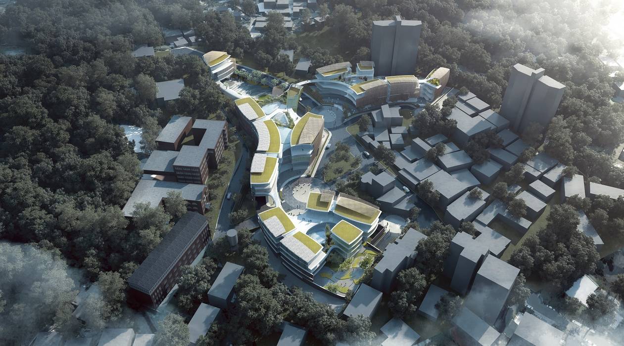 Taipei European School Yangmingshan Campus Redevelopment Project, Taipei, Taiwan Architecture by Aedas Commercial spaces Schools