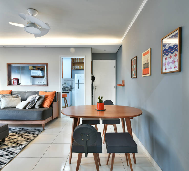 Apartamento decorado - Move Móvel, Move Móvel Criação de Mobiliário Move Móvel Criação de Mobiliário Modern Living Room